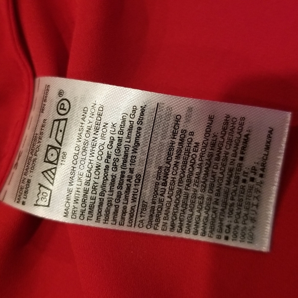 Banana Republic gorgeous red sleeveless blouse S - Picture 4 of 8